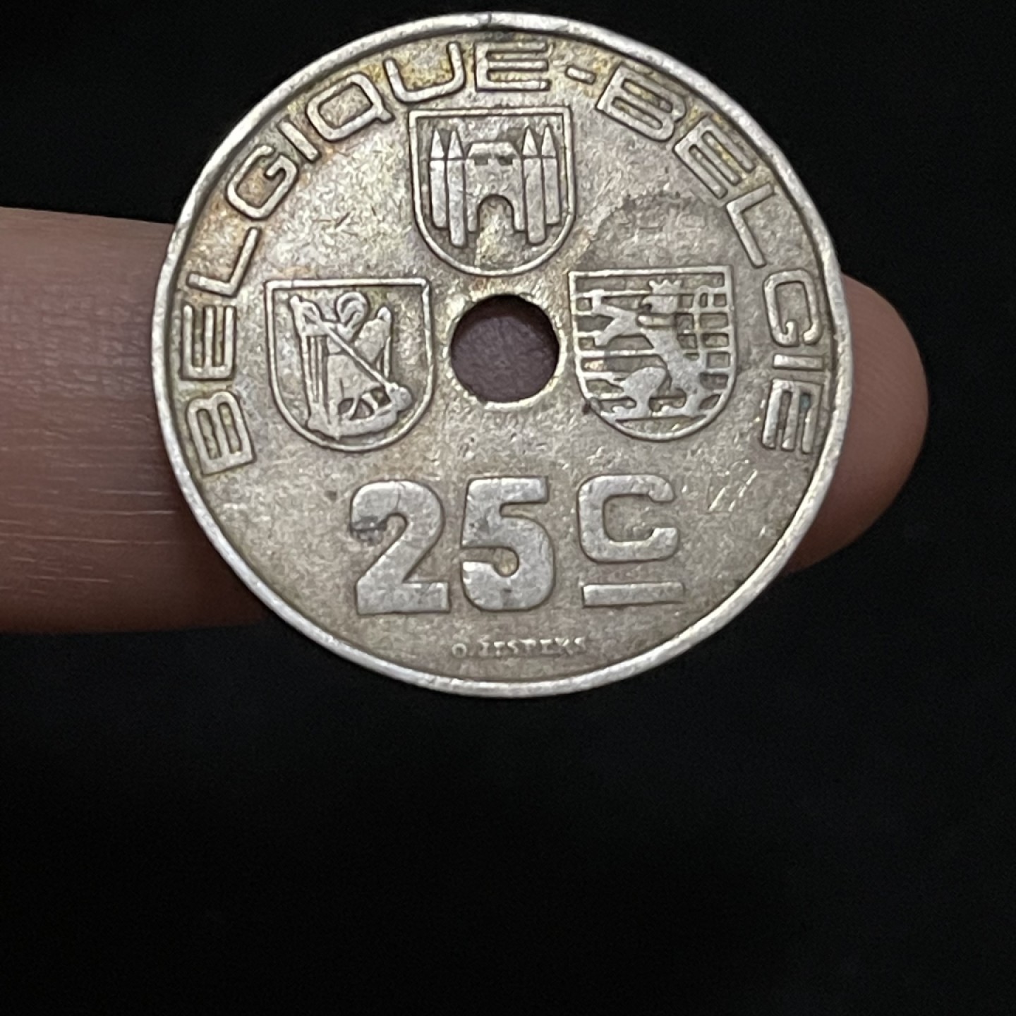 外国硬币0元起拍（17） 1939比利时25分