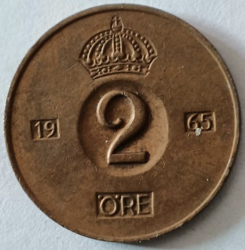 泡泡堂第128期  世界硬币专场（无押金，无佣金，捡漏，全场20包邮，偏远地区除外） 瑞典2欧尔