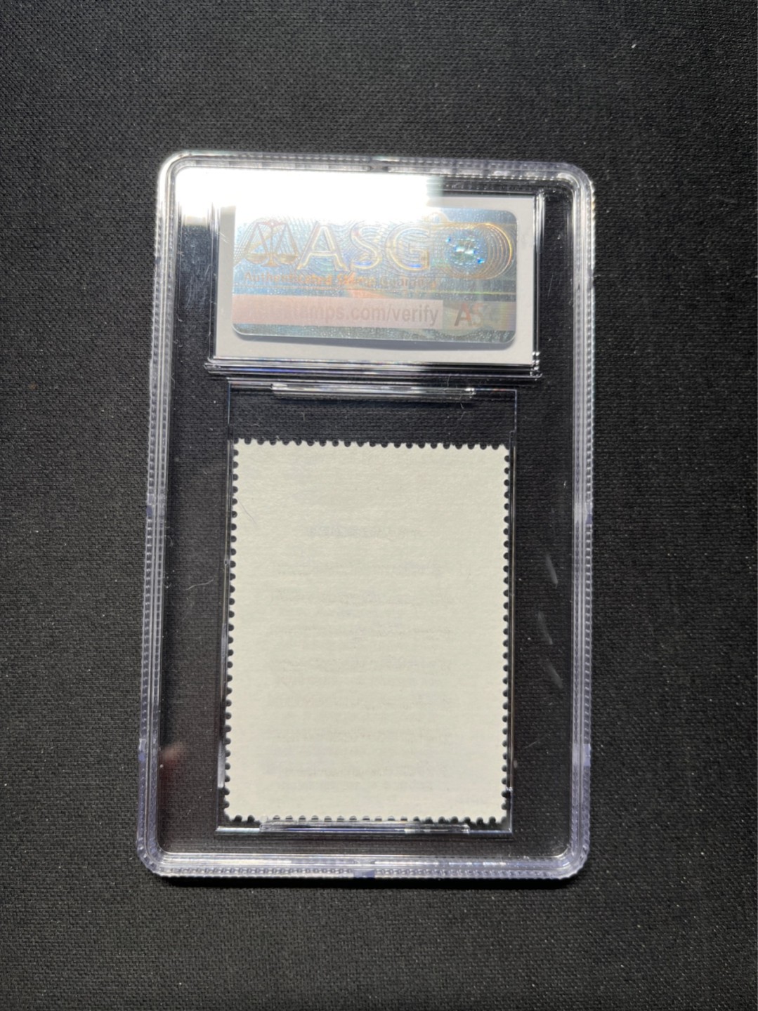 洪涛臻品 精选邮票限时拍卖第六十五期 J46 国歌 ASG85分OG 经典热门票，中盒，版撕绝中绝送评，面艳背白，状态一流。最严格时期出分，可以砸壳搏95高分，人气小票✦爱不释手✦超高性价比，目前ASG评级处于初级阶段，注意趁早下手囤精品货，未来一定有意想不到的收获