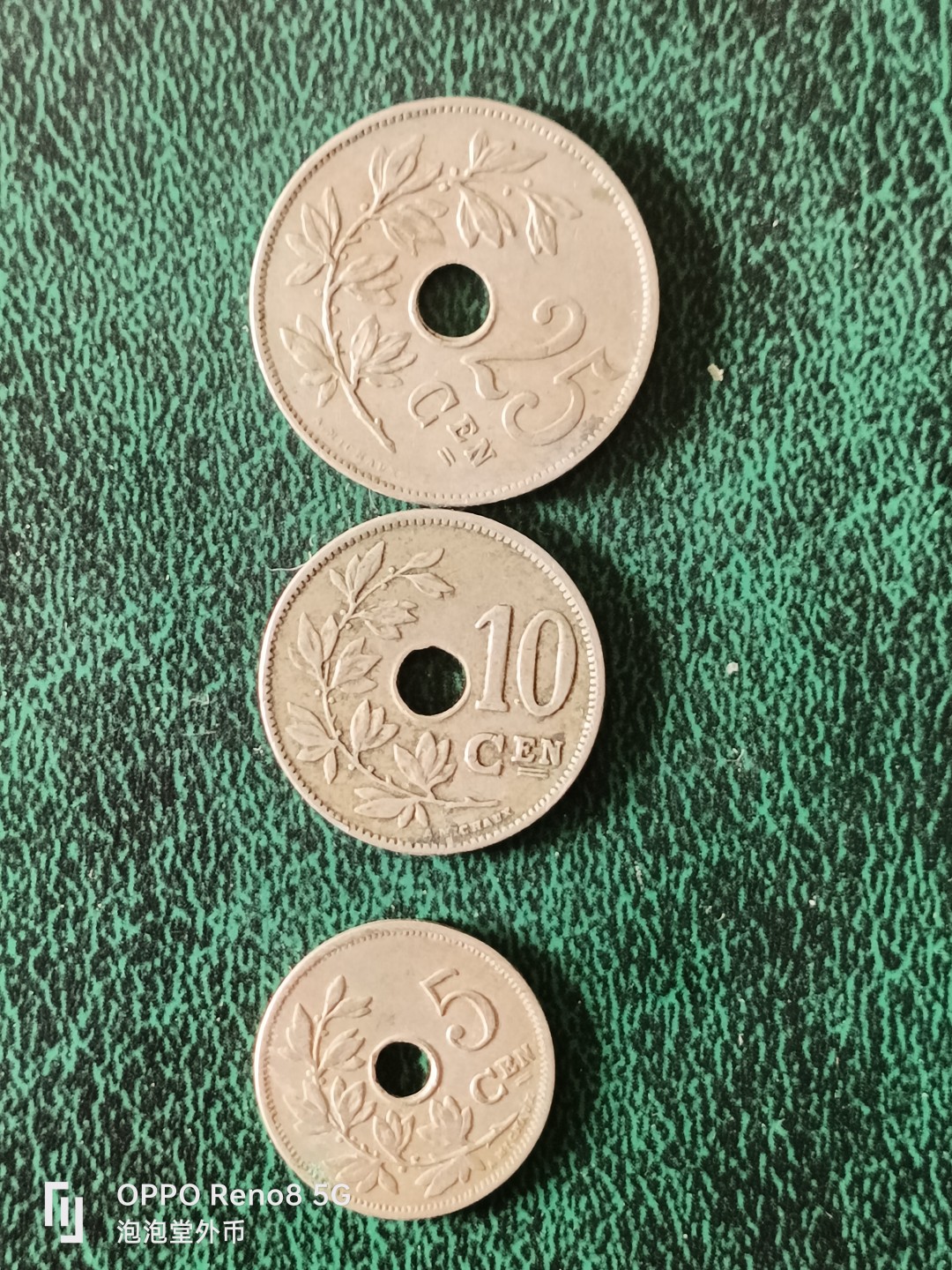 泡泡堂微拍第十三幕硬币，纸币，零佣金，零押金，满二十元包邮 比利时二十年代荷文版三个