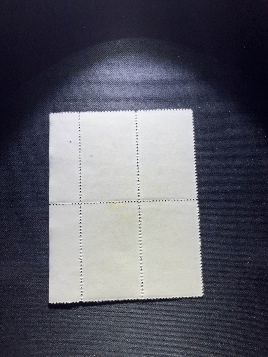 洪涛臻品 精选邮票限时拍卖第六十五期 特54儿童 盖销 12-4  ，边纸色线四方连一组，中心戳，版撕票，票几乎全品，边纸软折，喜欢的老板不要错过