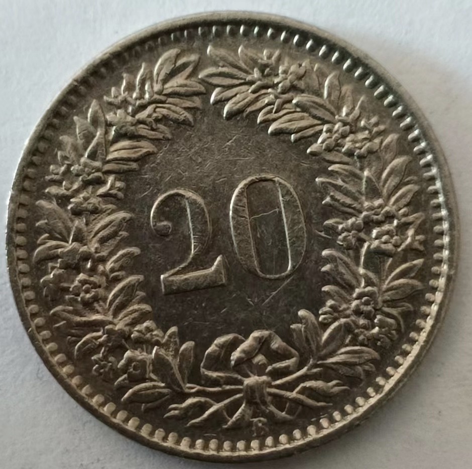 泡泡堂第129期  世界硬币专场（无押金，无佣金，捡漏，全场20包邮，偏远地区除外） 瑞士20分