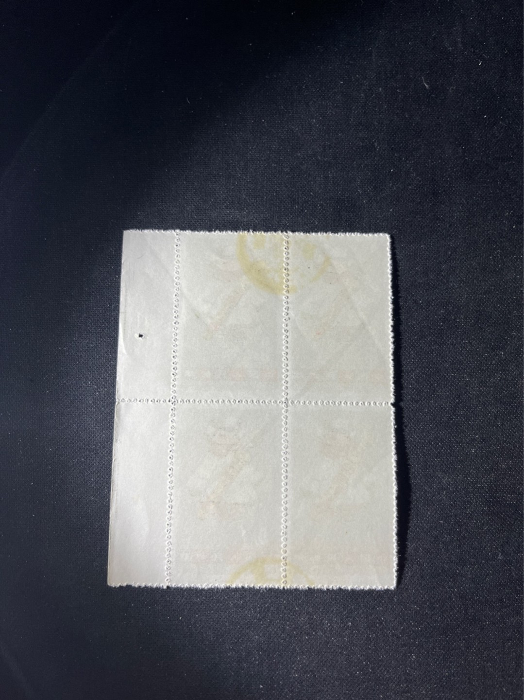 洪涛臻品 精选邮票限时拍卖第六十五期 特54儿童 盖销 12-6  ，四方连一组，版撕票，原始压痕，容易处理，喜欢的老板不要错过