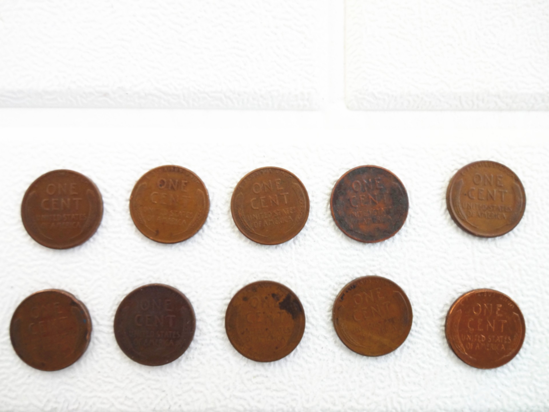 娃娃家-十月、第五场 美国1美分 麦穗版- 10枚起拍