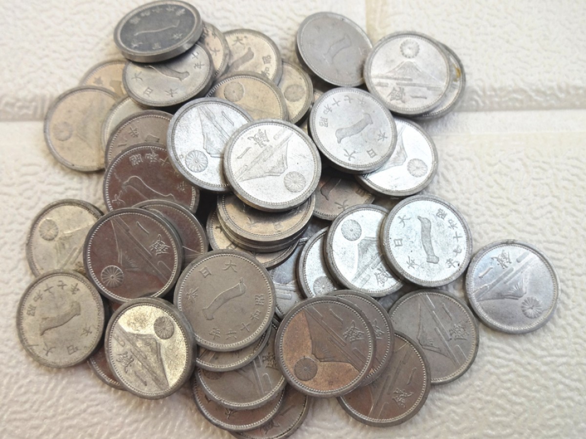 娃娃家-十月、第五场 日本1钱 富士山铝币- 50枚起拍