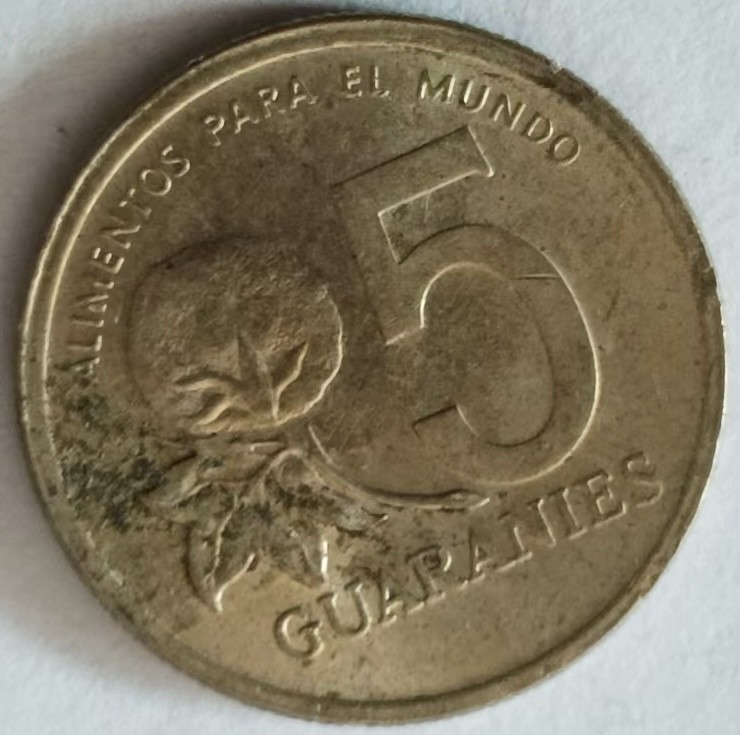 泡泡堂第129期  世界硬币专场（无押金，无佣金，捡漏，全场20包邮，偏远地区除外） 巴拉圭五分