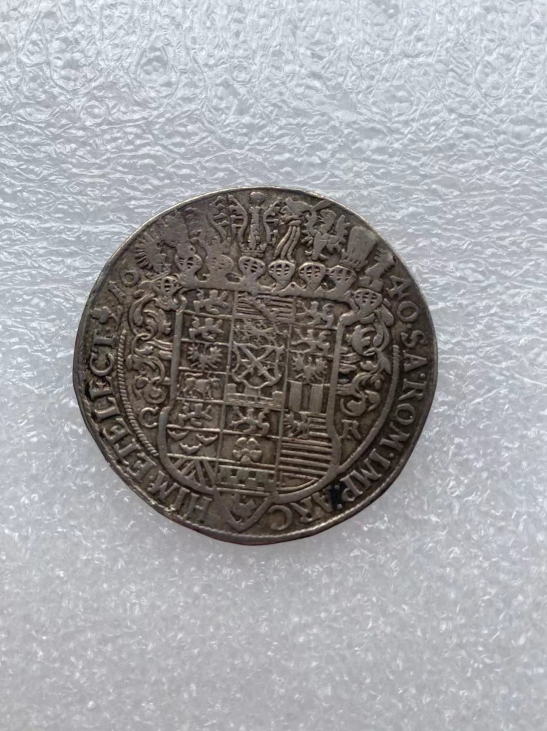 瓶子🏺第63期拍卖会 神圣罗马帝国1640年萨克森选帝侯持剑1泰勒大银币