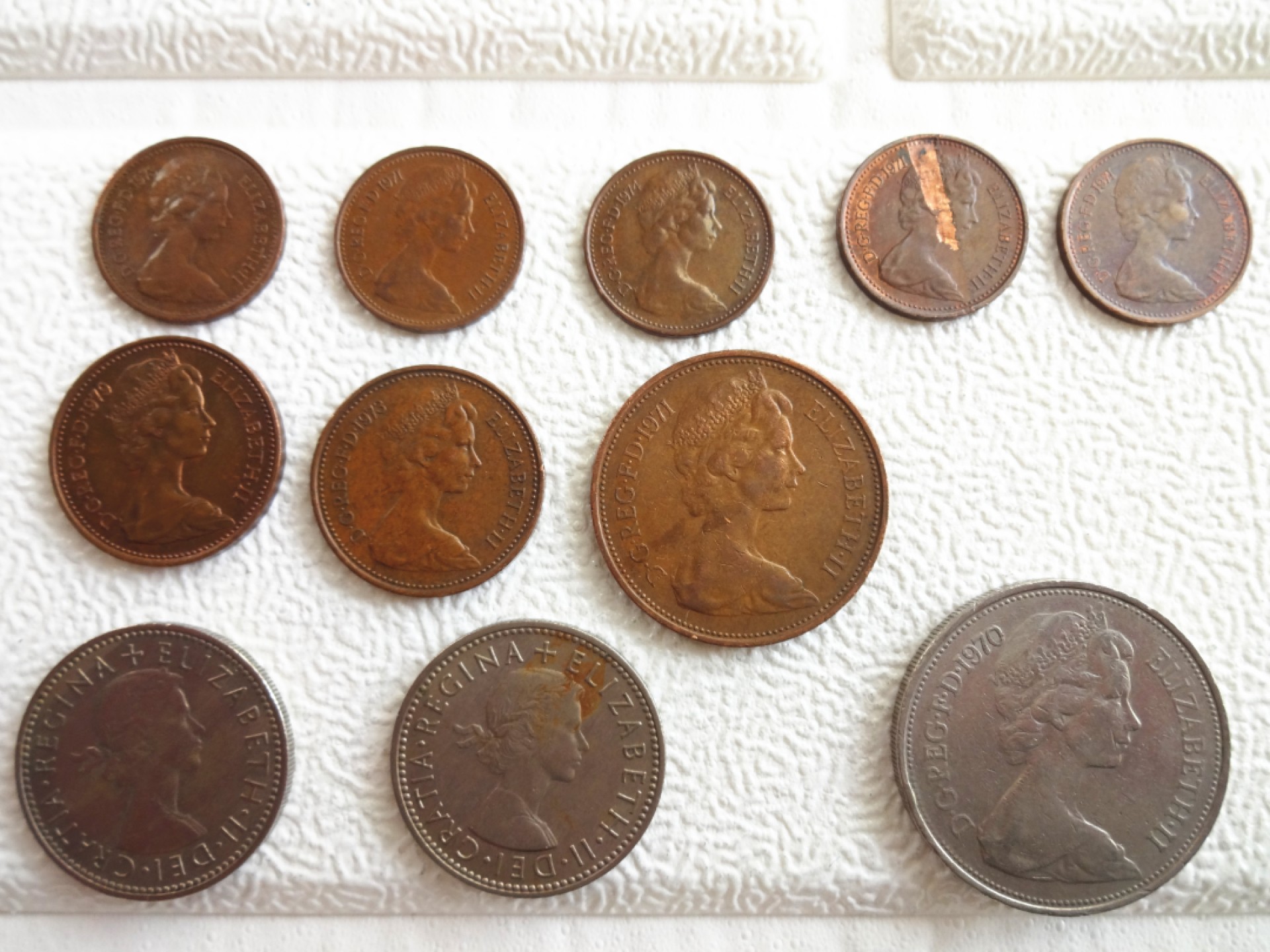 娃娃家-十月、第五场 英国伊丽莎白二世女王头像便士-11枚起拍