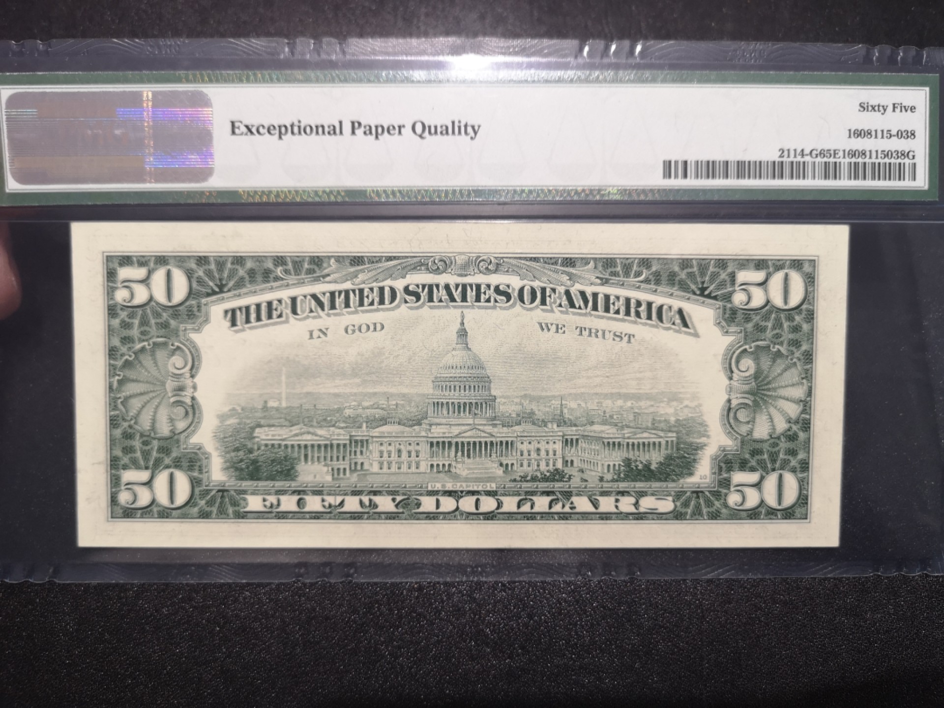 《外钞收藏家》第二百一十二期 1969年50美元 PMG65 无47靓号
