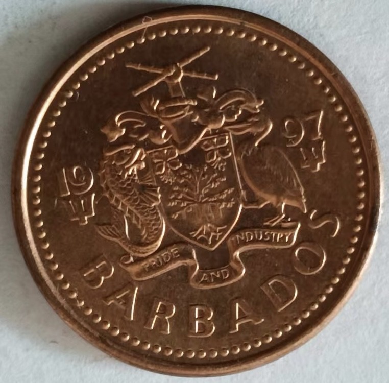 泡泡堂第129期  世界硬币专场（无押金，无佣金，捡漏，全场20包邮，偏远地区除外） 巴巴多斯一分