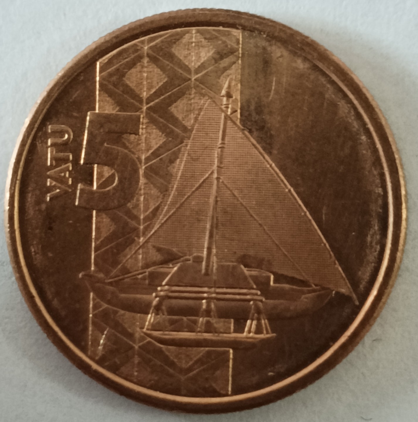 泡泡堂第130期  世界硬币专场（无押金，无佣金，捡漏，全场20包邮，偏远地区除外） 瓦努阿图5瓦图