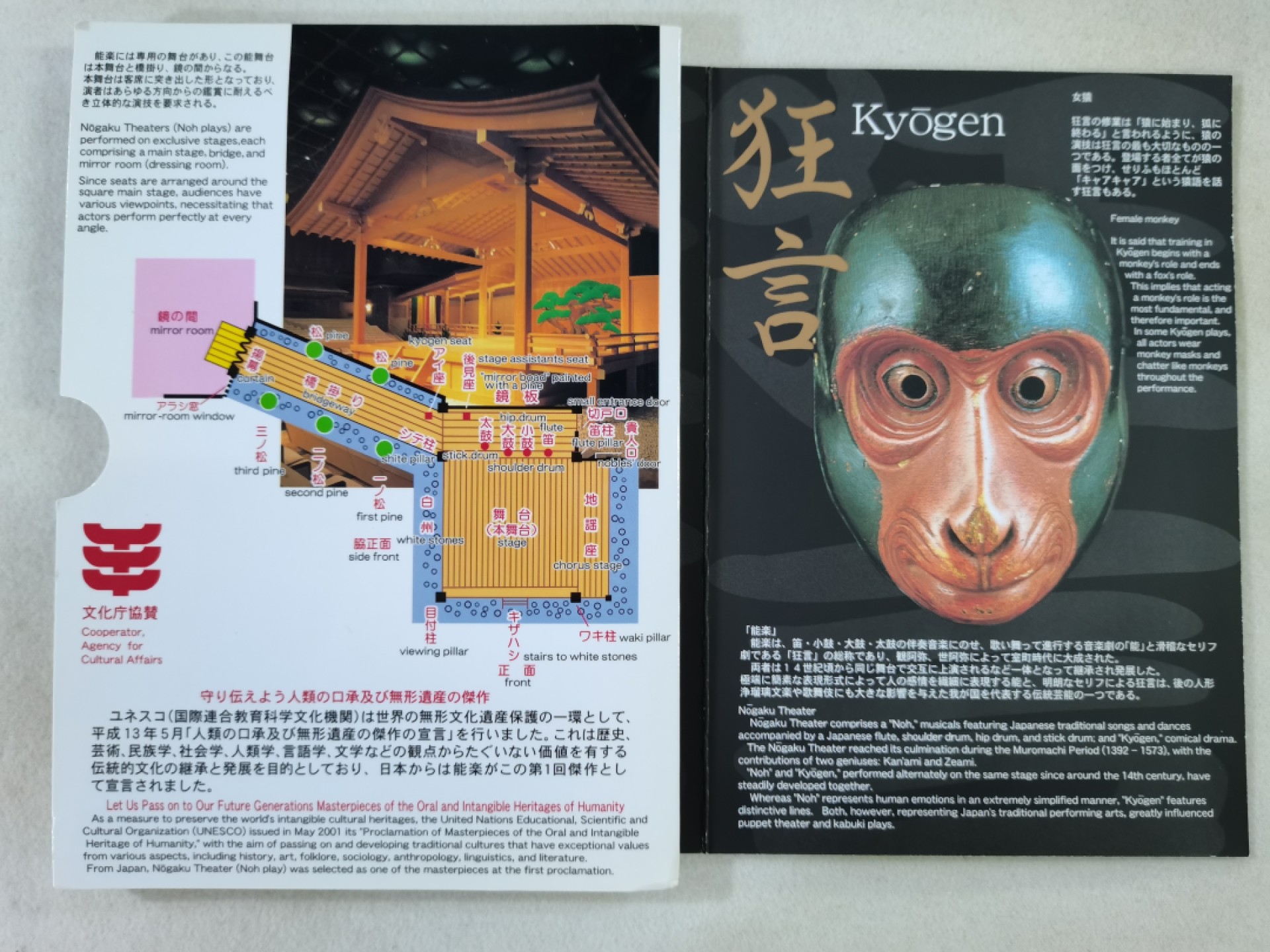 爱淘收藏第四期：外国（地区）硬币钱币 全新原装日本2001年（平成13年）世界非物质文化遗产纪念套币-能 乐