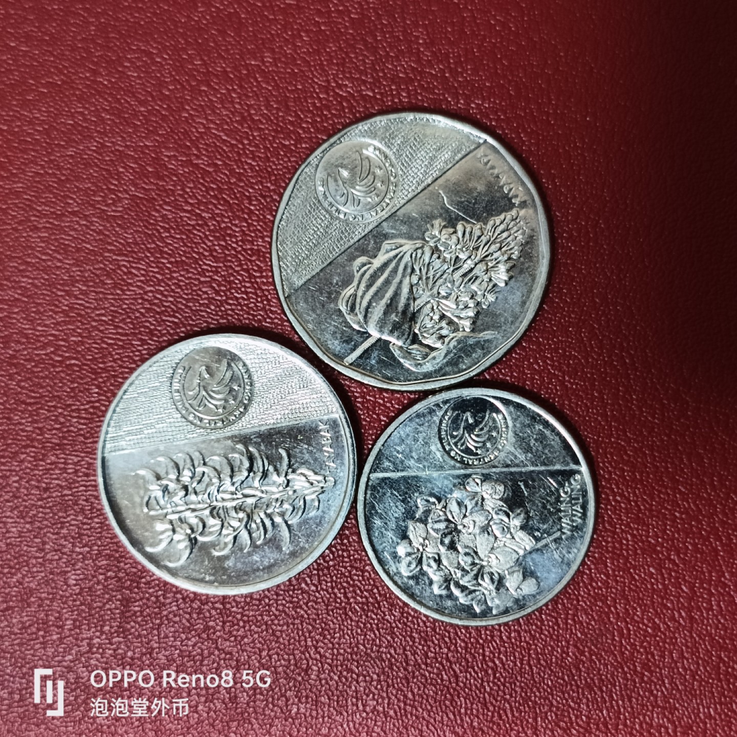 泡泡堂微拍第十四幕硬币，纸币，零佣金，零押金，满二十元包邮 菲律宾一皮5皮十皮三枚。