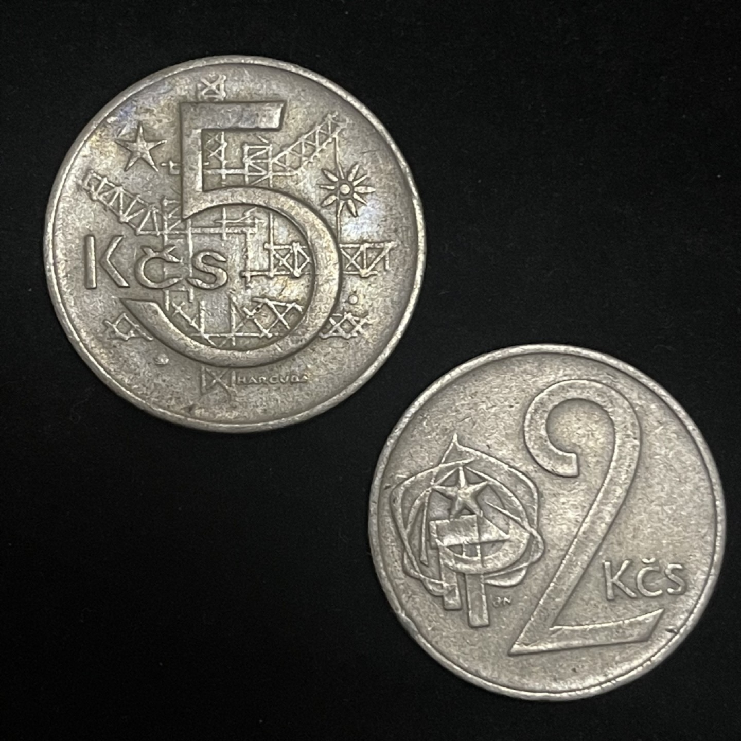 外国硬币0元起拍（17） 捷克斯洛伐克2+5克朗