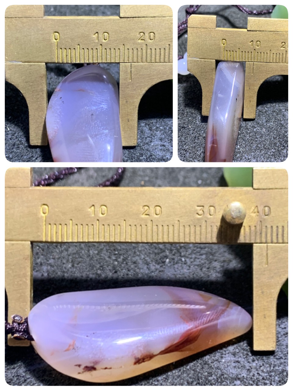 精美冰透高玉化料战国红玛瑙牙形吊坠一个，