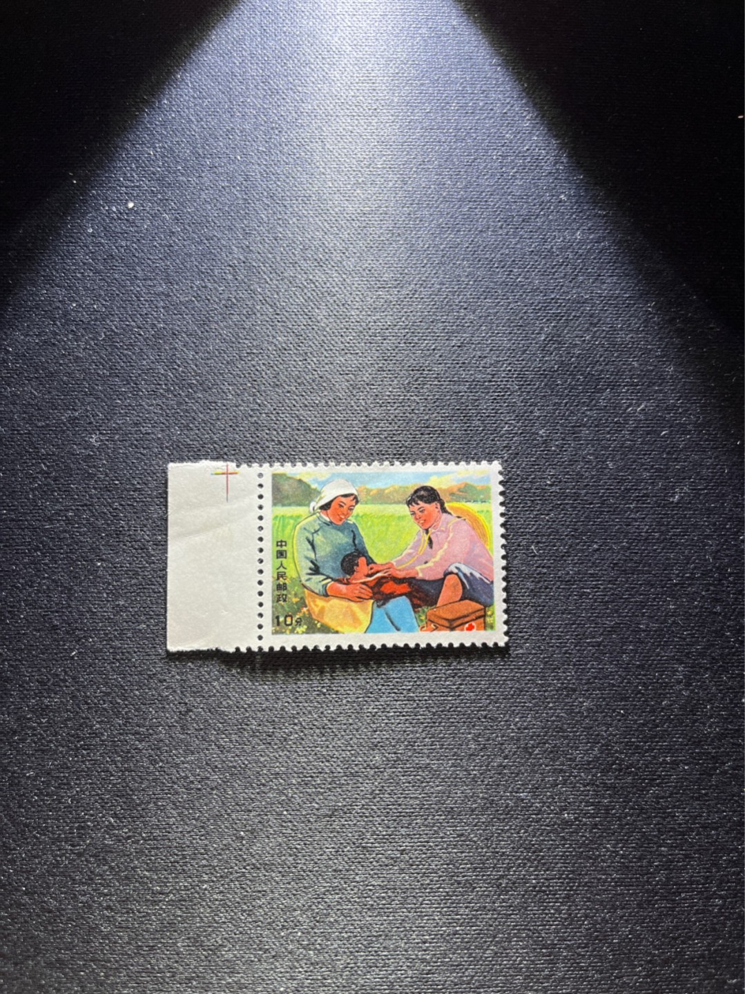 洪涛臻品 精选邮票限时拍卖第六十六期 文17  10分  一枚一组，边纸，版撕票，软折，上品，喜欢不要错过！《ASG评级处于初级阶段，注意建仓便宜的版撕货，未来市场前景不可估量！！！！》