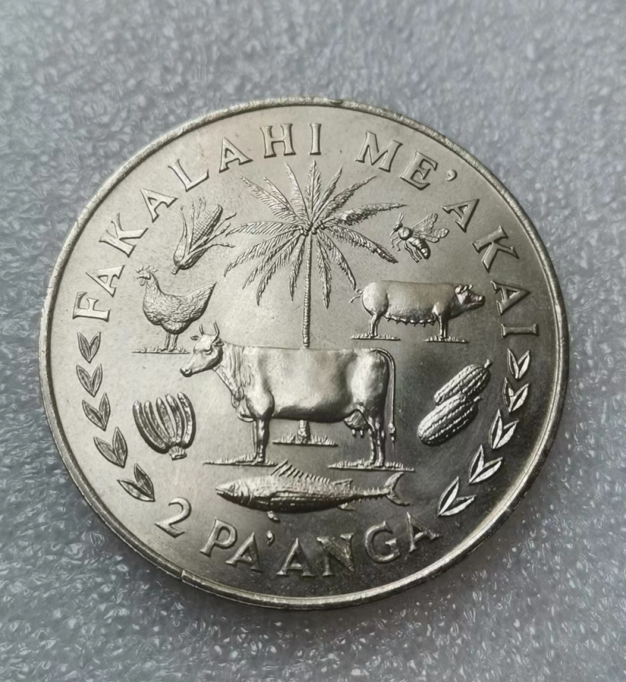 瓶子🏺第63期拍卖会 汤加1978年FAO国际粮农组织2潘加纪念币