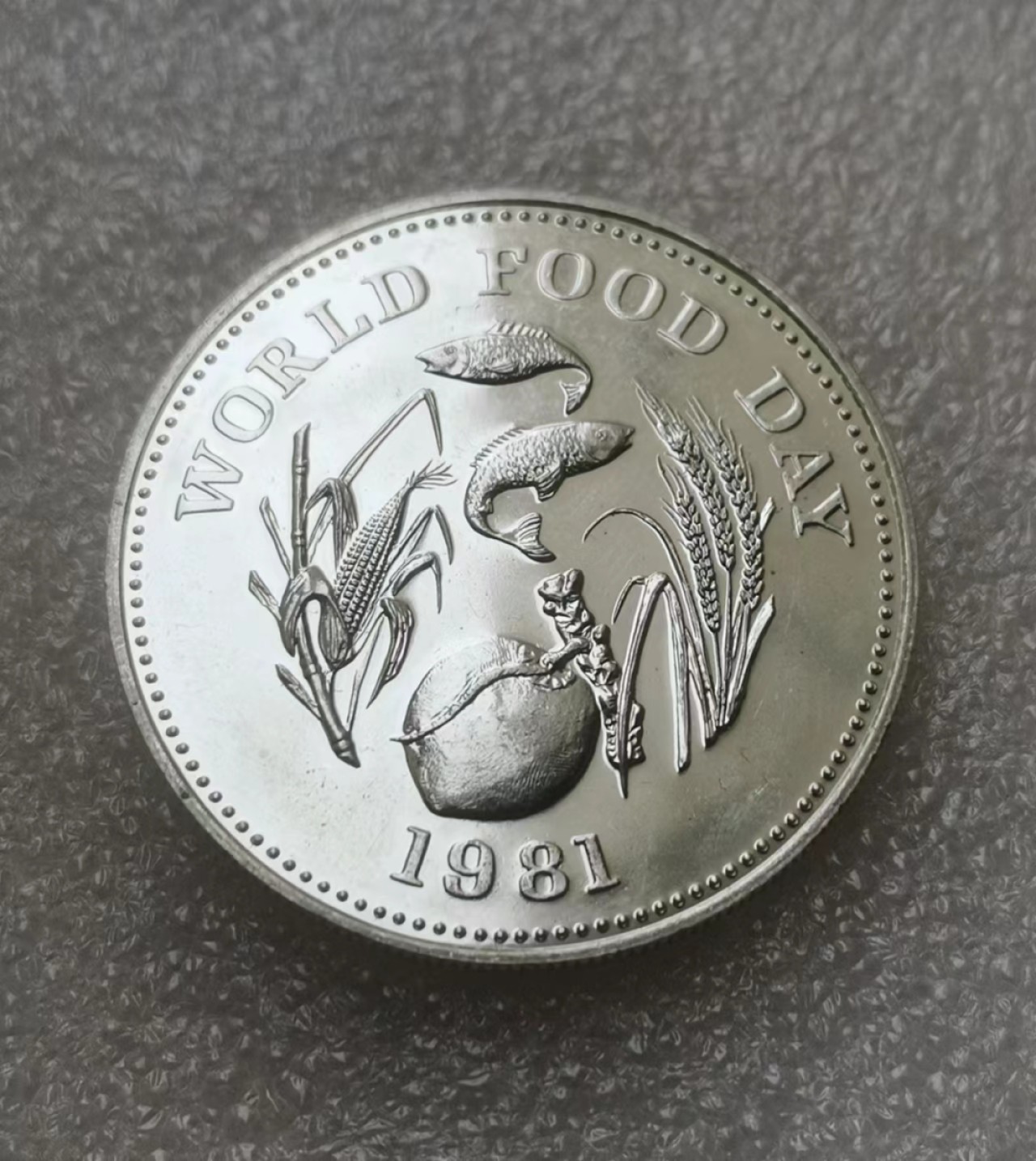 瓶子🏺第63期拍卖会 菲律宾1981年FAO世界粮食日25比索大银币