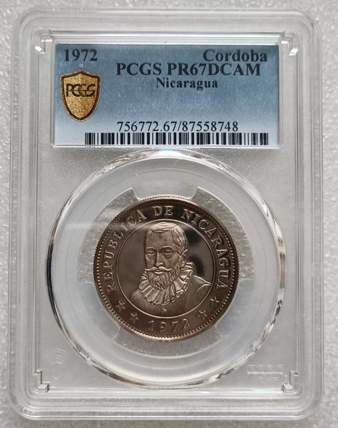 瓶子🏺第63期拍卖会 尼加拉瓜1972年1科尔多瓦精制币