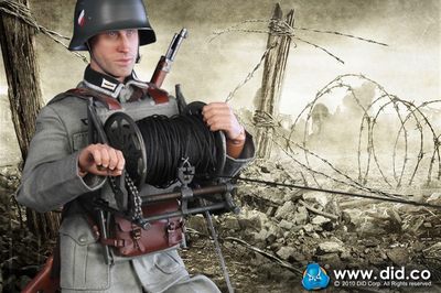 零元拍：DID 80074 1/6 绝版 德军第6集团军-通讯兵-1942 - 零元拍：DID 80074 1/6 绝版 德军第6集团军-通讯兵-1942