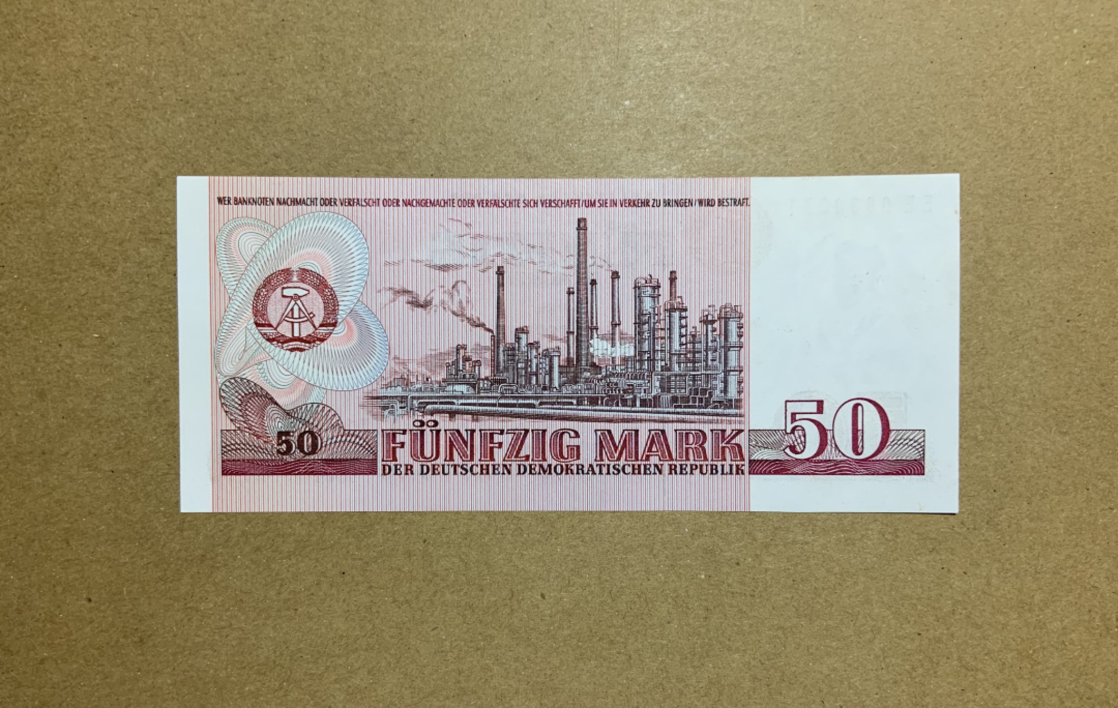 收藏联盟Quantum Auction 第204期拍卖 德国民主共和国1971年50马克 品相全新UNC 革命导师恩格斯