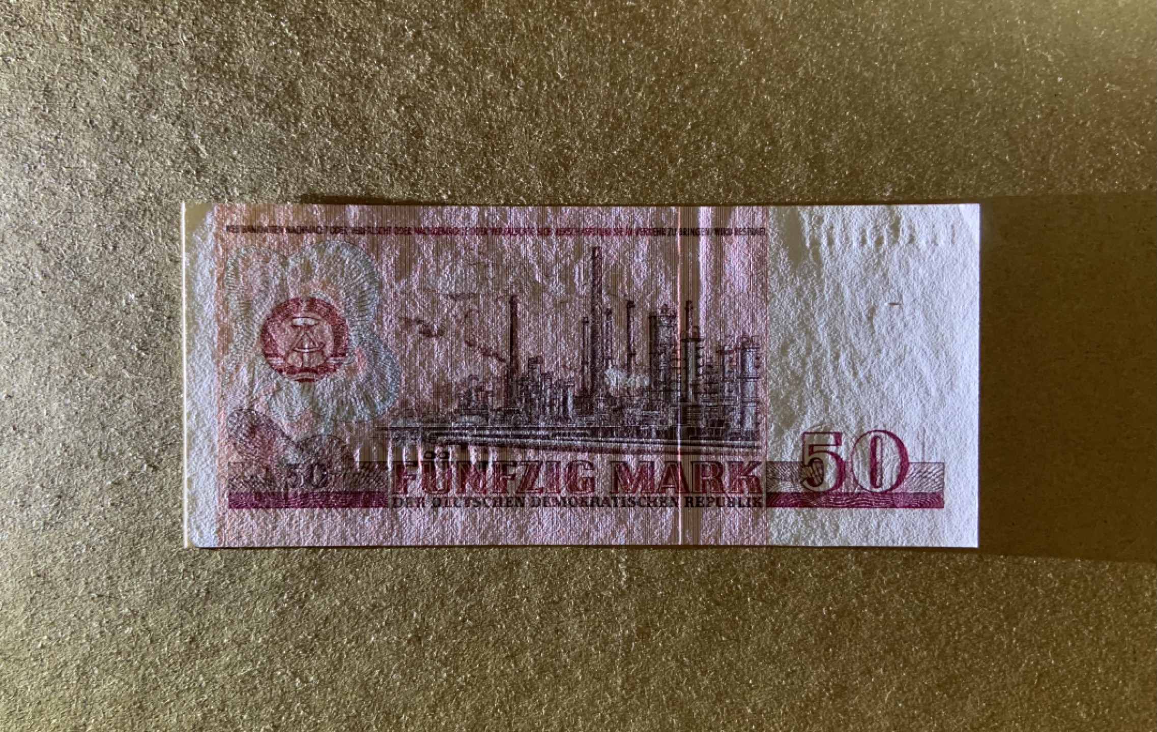 收藏联盟Quantum Auction 第204期拍卖 德国民主共和国1971年50马克 品相全新UNC 革命导师恩格斯