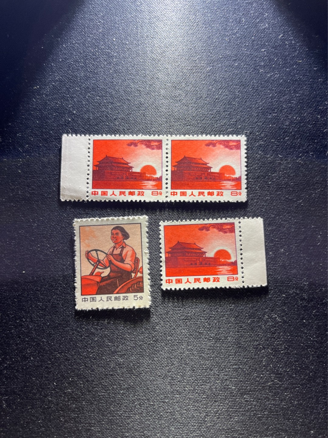 洪涛臻品 精选邮票限时拍卖第六十七期 普无号上上品4枚  小软折，小黄点，注意捡漏