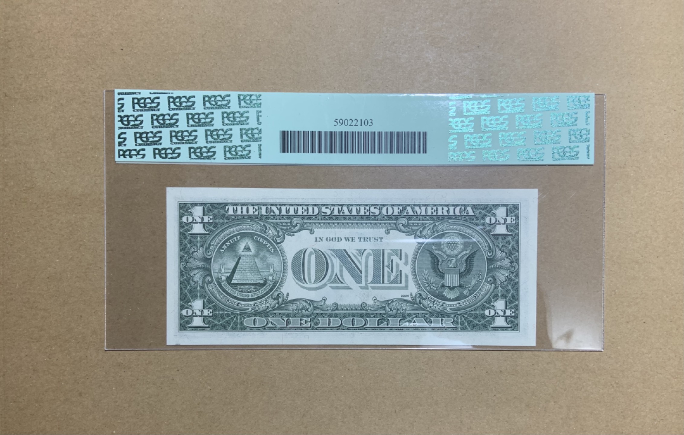 收藏联盟Quantum Auction 第202期拍卖 美国联邦储备券1977年1元 PCGS66