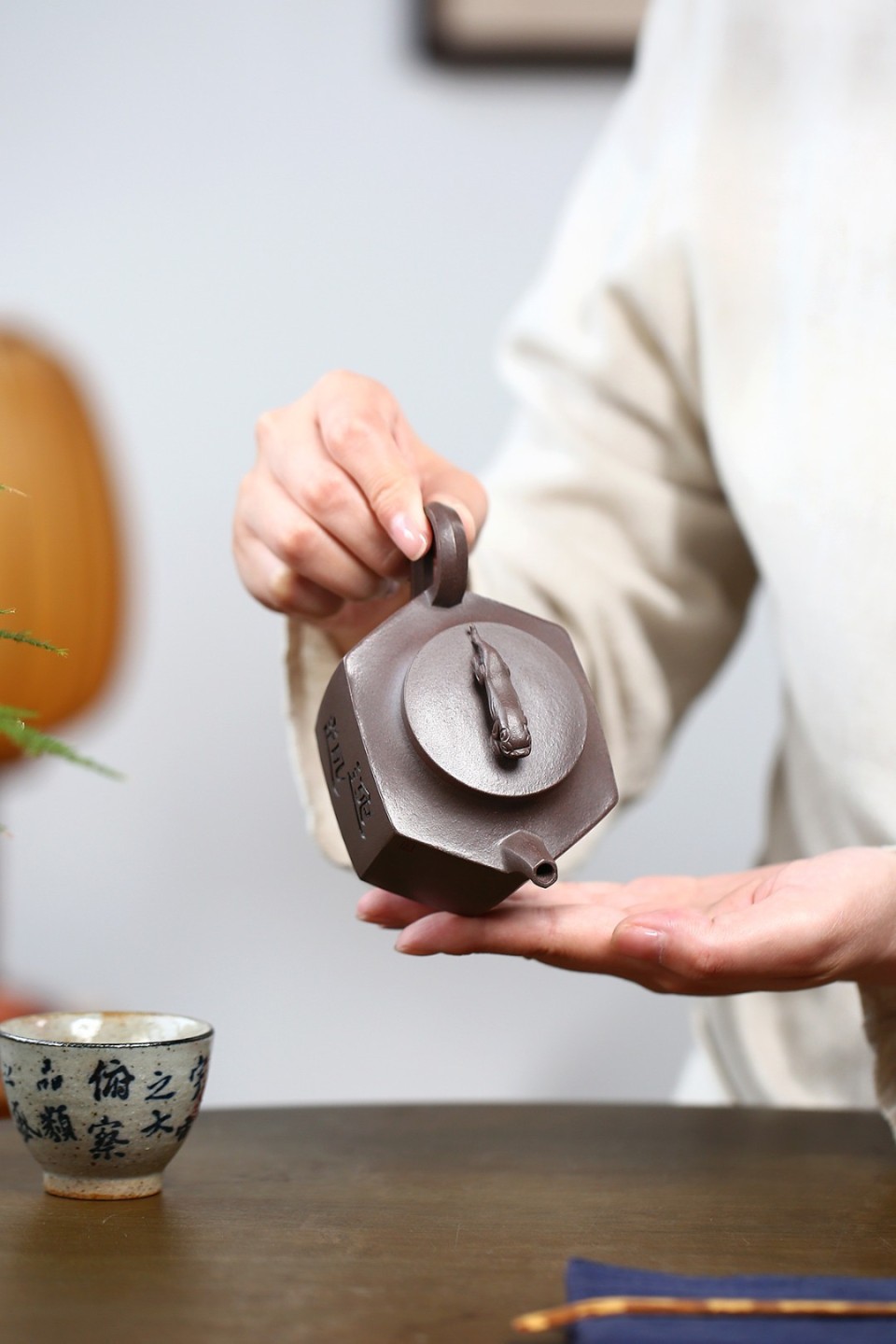 正宗宜兴紫砂壶专拍场 六方祥瑞