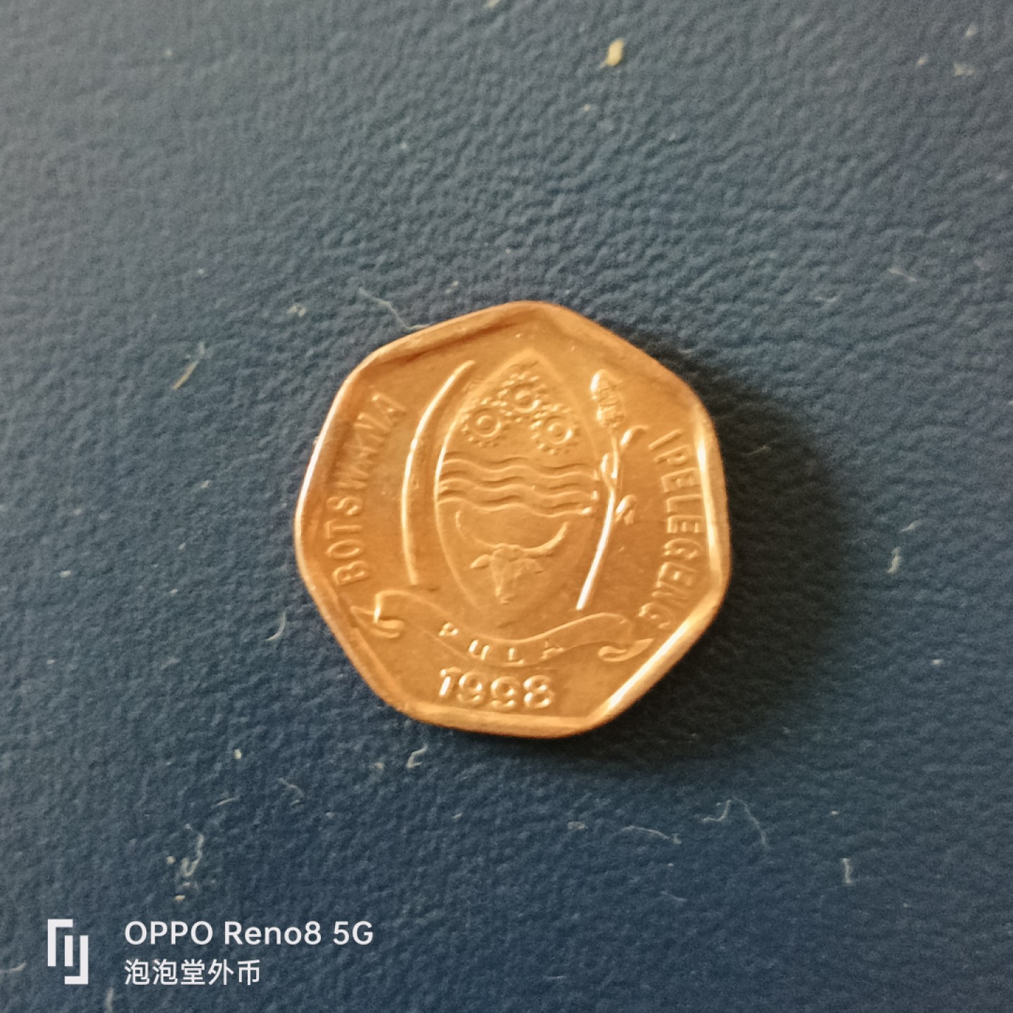 泡泡堂微拍第十五幕硬币，纸币，零佣金，零押金，满二十元包邮 全新博茨瓦纳五色西