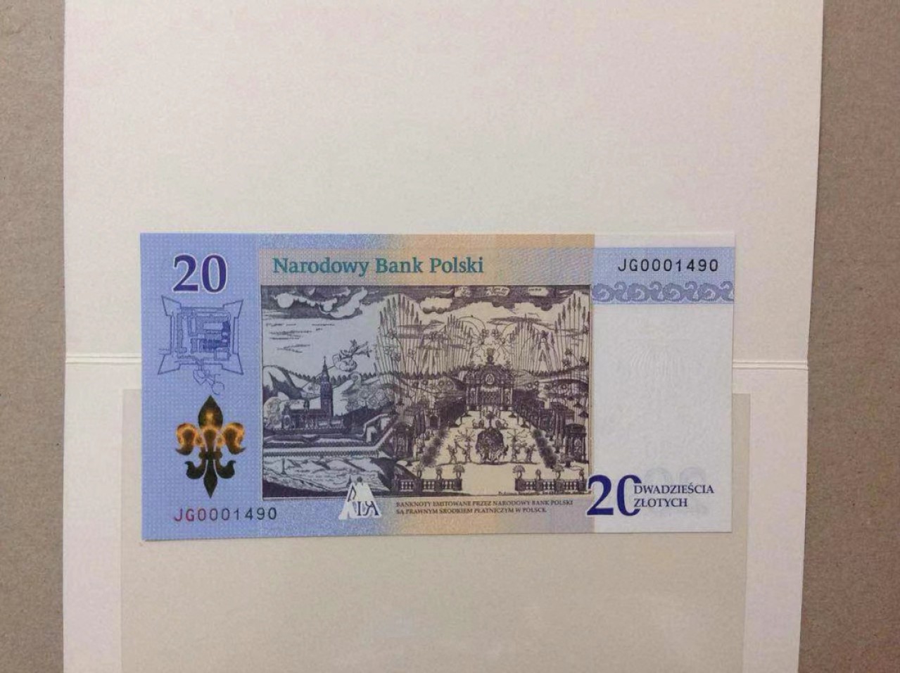 【Blue Auction】✨世界纸币精拍第243期——小双十一专场  波兰 2017年20扎罗提 纪念钞 全新UNC