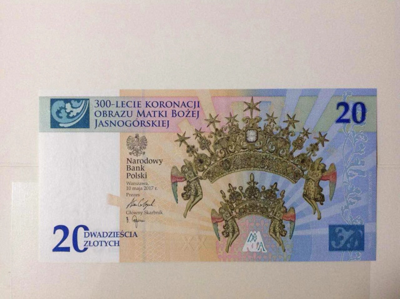 【Blue Auction】✨世界纸币精拍第243期——小双十一专场  波兰 2017年20扎罗提 纪念钞 全新UNC