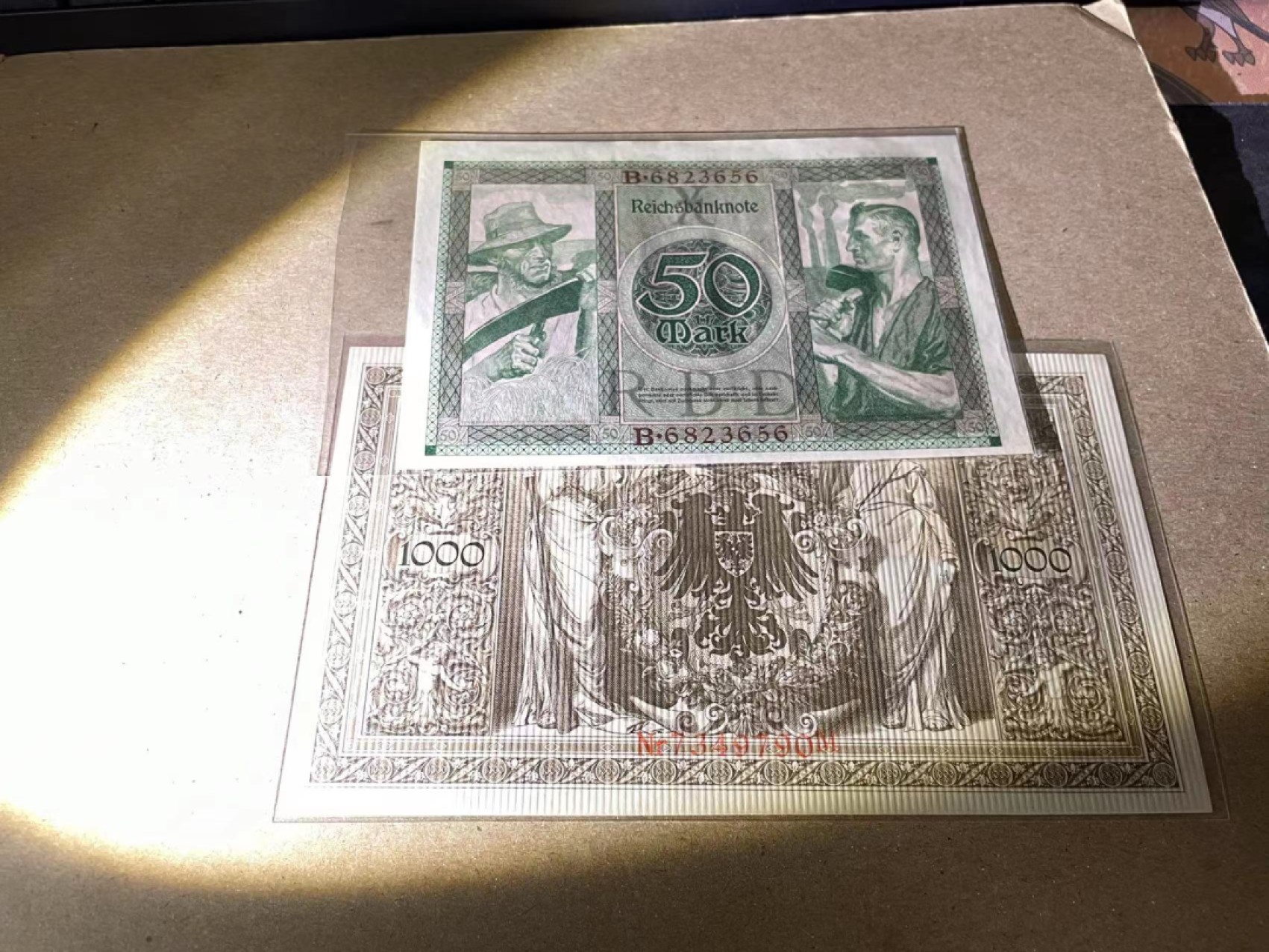 【Blue Auction】✨世界纸币精拍第243期——小双十一专场  【一组4张】德国 早期纸币一组 UNC/UNC-