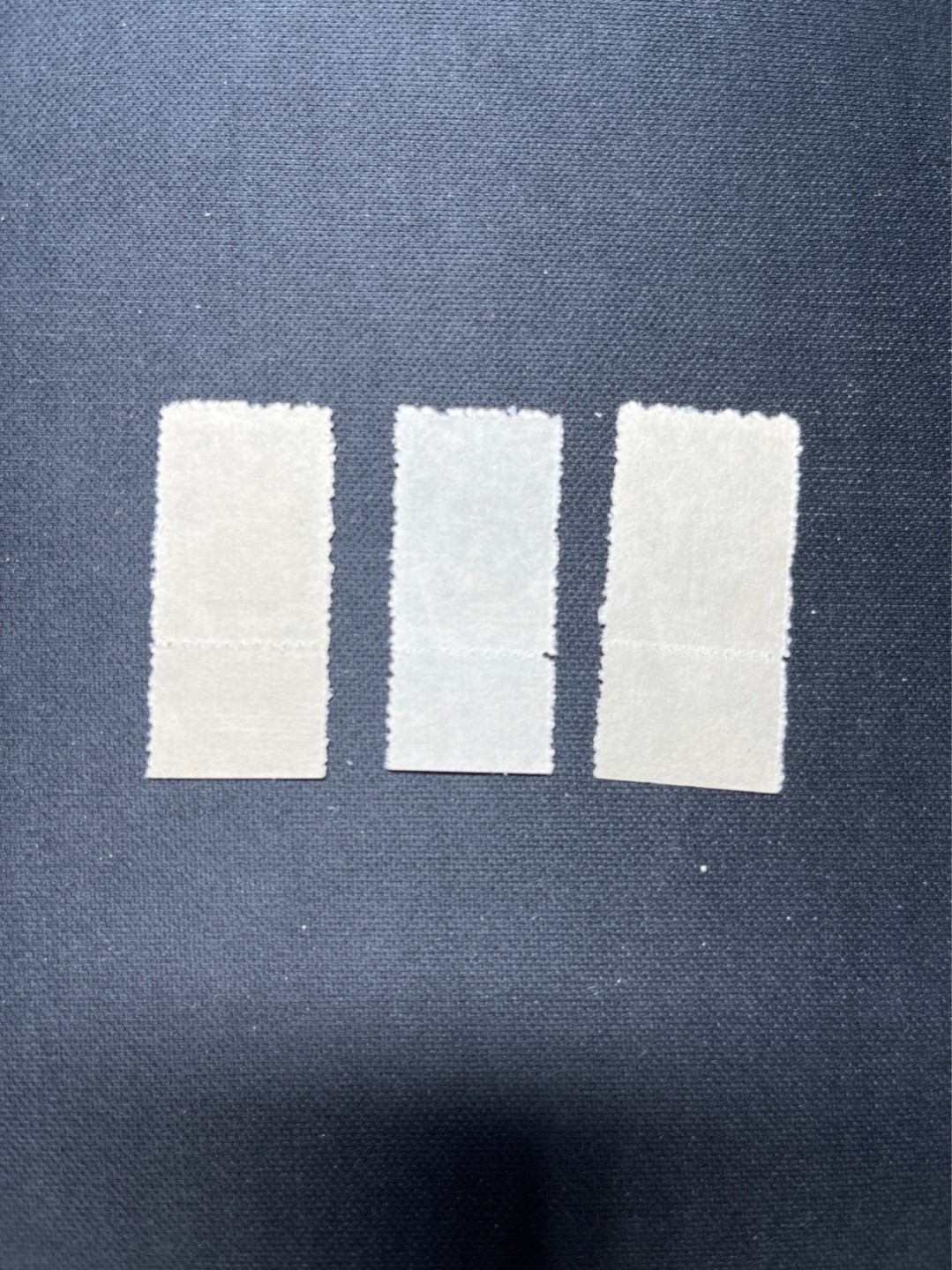 洪涛臻品 精选邮票限时拍卖第六十八期 民国东北欠资邮票（东北欠二）一套3枚新全💝带色线非常难得！几乎全品，一个黄点。这套票纸张较脆硬，极易破损与硬折。此套为难得一见的好品相！有不同纸张，买家自行研究捡漏！
