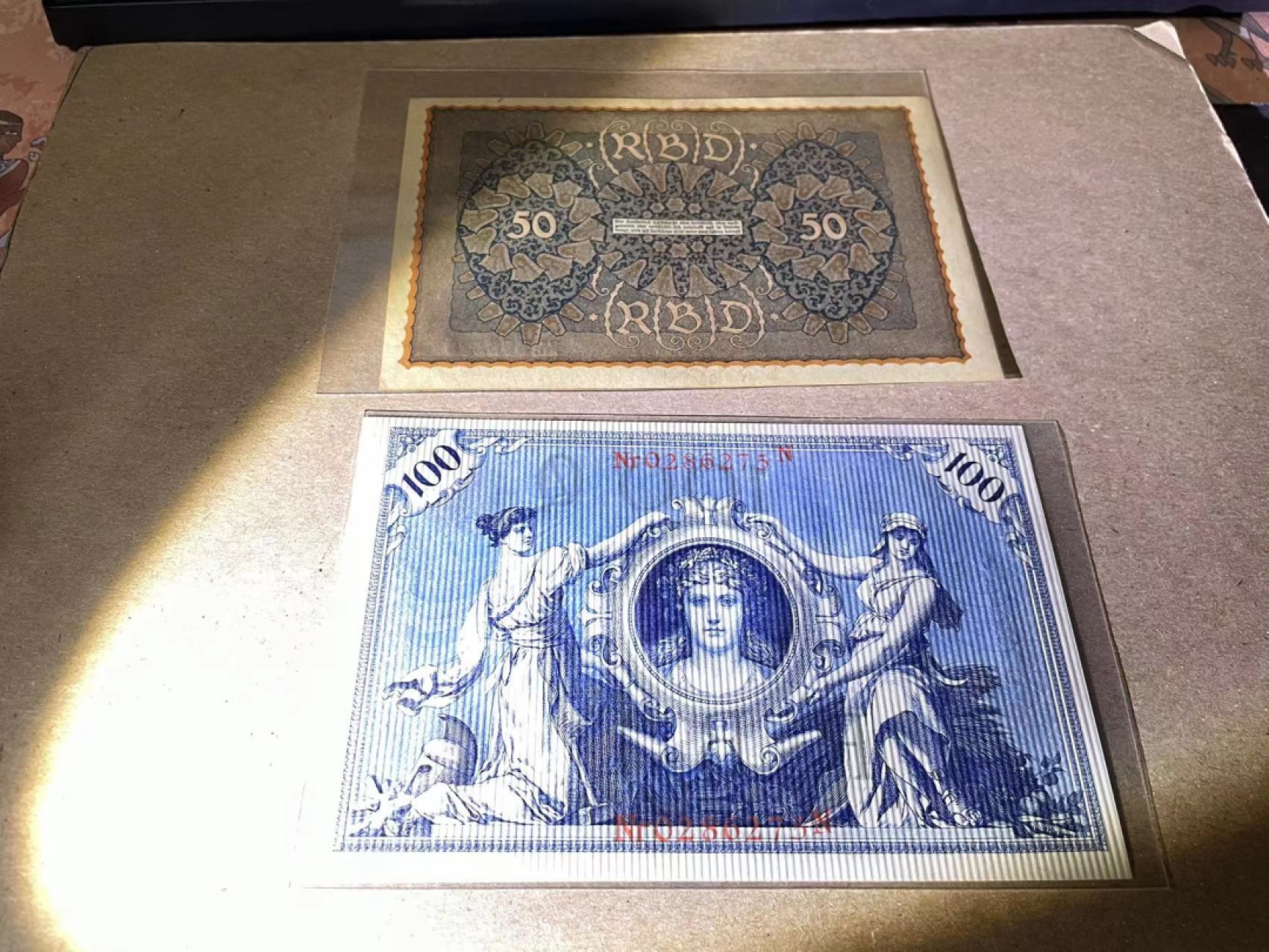 【Blue Auction】✨世界纸币精拍第243期——小双十一专场  【一组4张】德国 早期纸币一组 UNC/UNC-