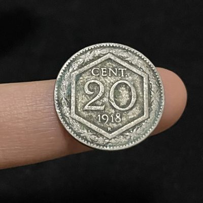 外国硬币0元起拍（18） - 1918意大利一战时期20分