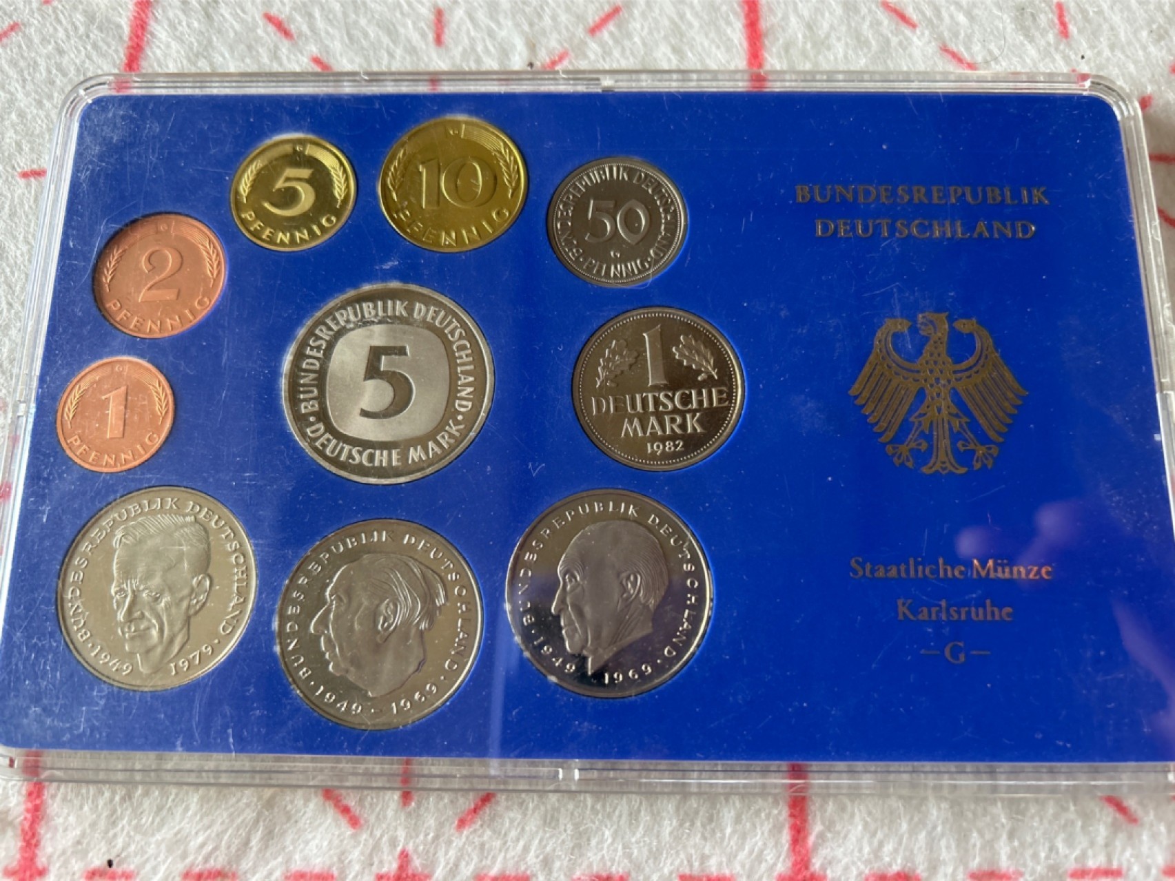 收藏联盟Quantum Auction 第203期拍卖 硬币场 1982年德国精制币套装