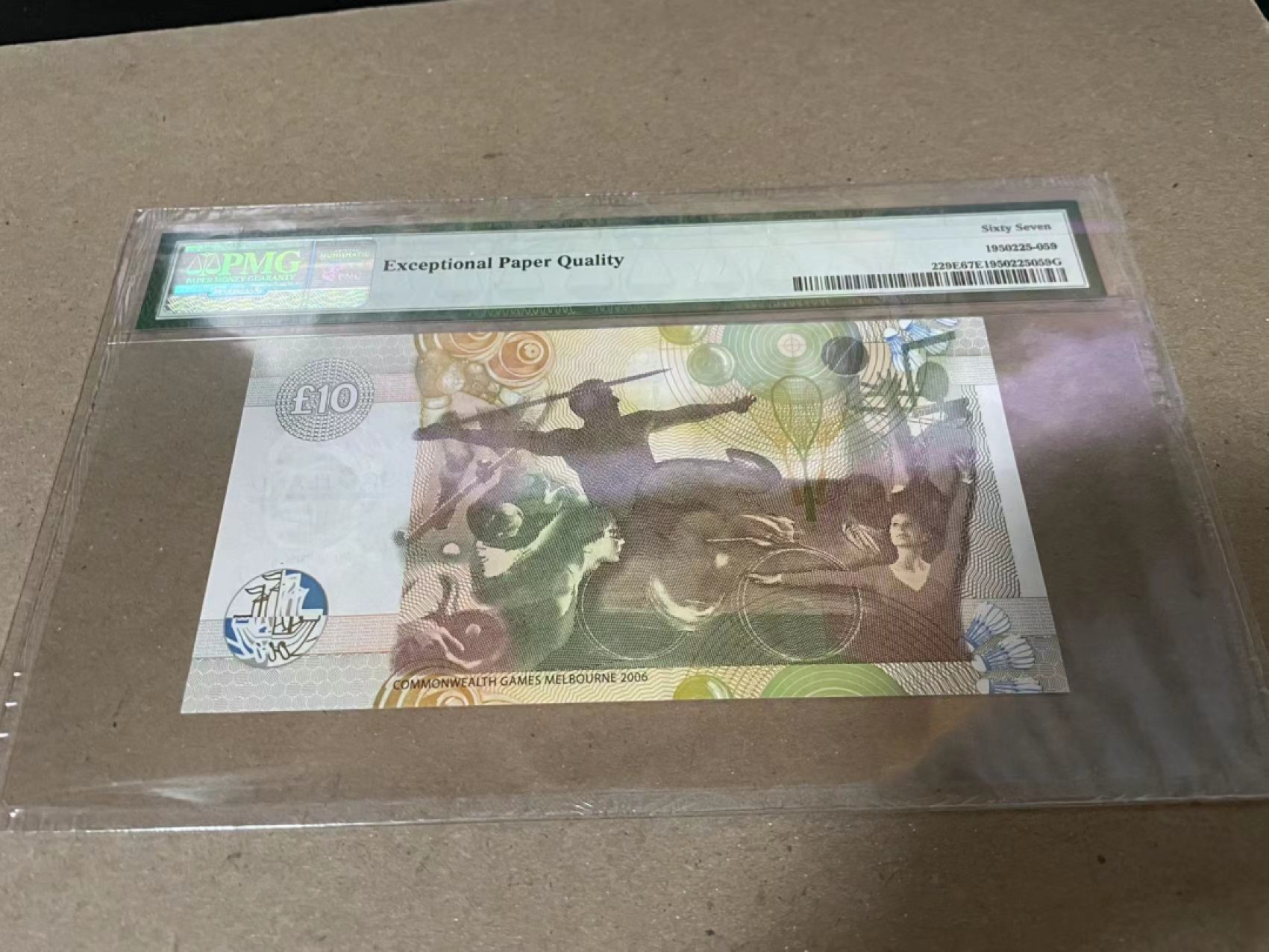 【Blue Auction】✨世界纸币精拍第243期——小双十一专场  苏格兰 2006年10镑 PMG67EPQ 墨尔本英联邦运动会纪念钞