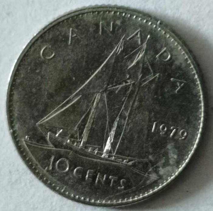 泡泡堂第149期  世界硬币专场（无押金，无佣金，捡漏，全场20包邮，偏远地区除外） 加拿大1979年十分