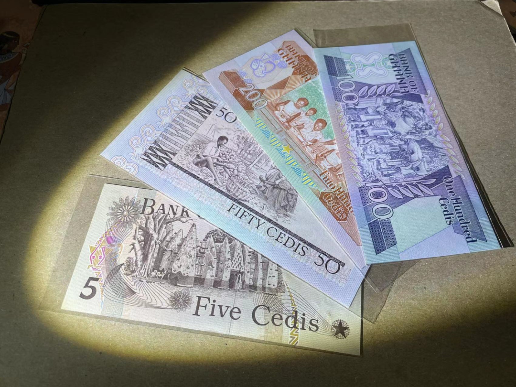 【Blue Auction】✨世界纸币精拍第243期——小双十一专场  【一组8张】加纳不同版本一组 全新UNC