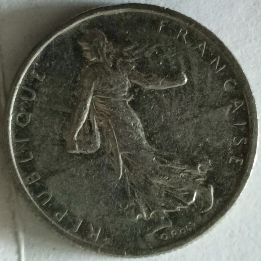 泡泡堂第149期  世界硬币专场（无押金，无佣金，捡漏，全场20包邮，偏远地区除外） 法国二分之一法郎
