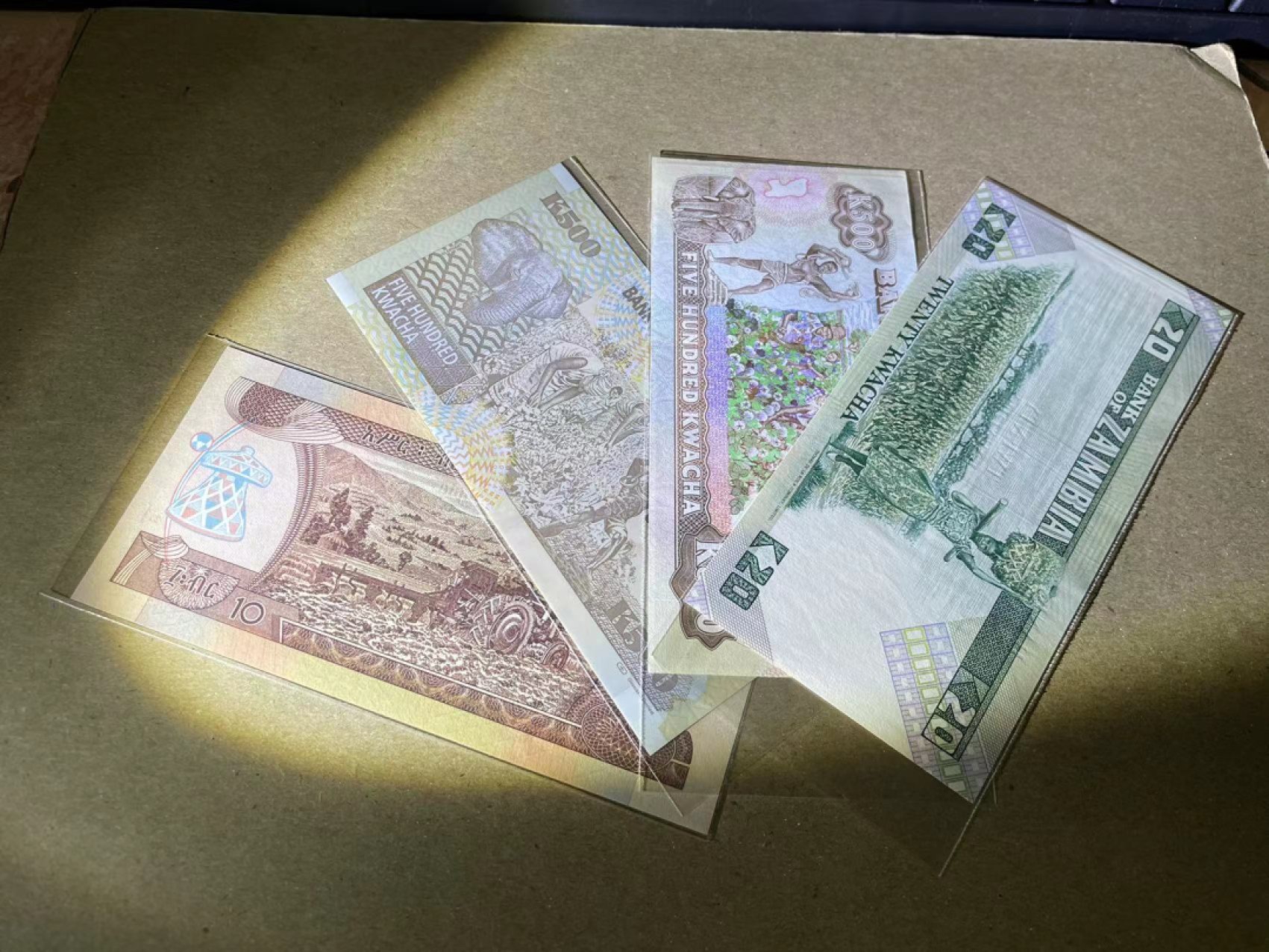 【Blue Auction】✨世界纸币精拍第243期——小双十一专场  【一组8张】埃塞俄比亚、赞比亚纸币一组 全新UNC