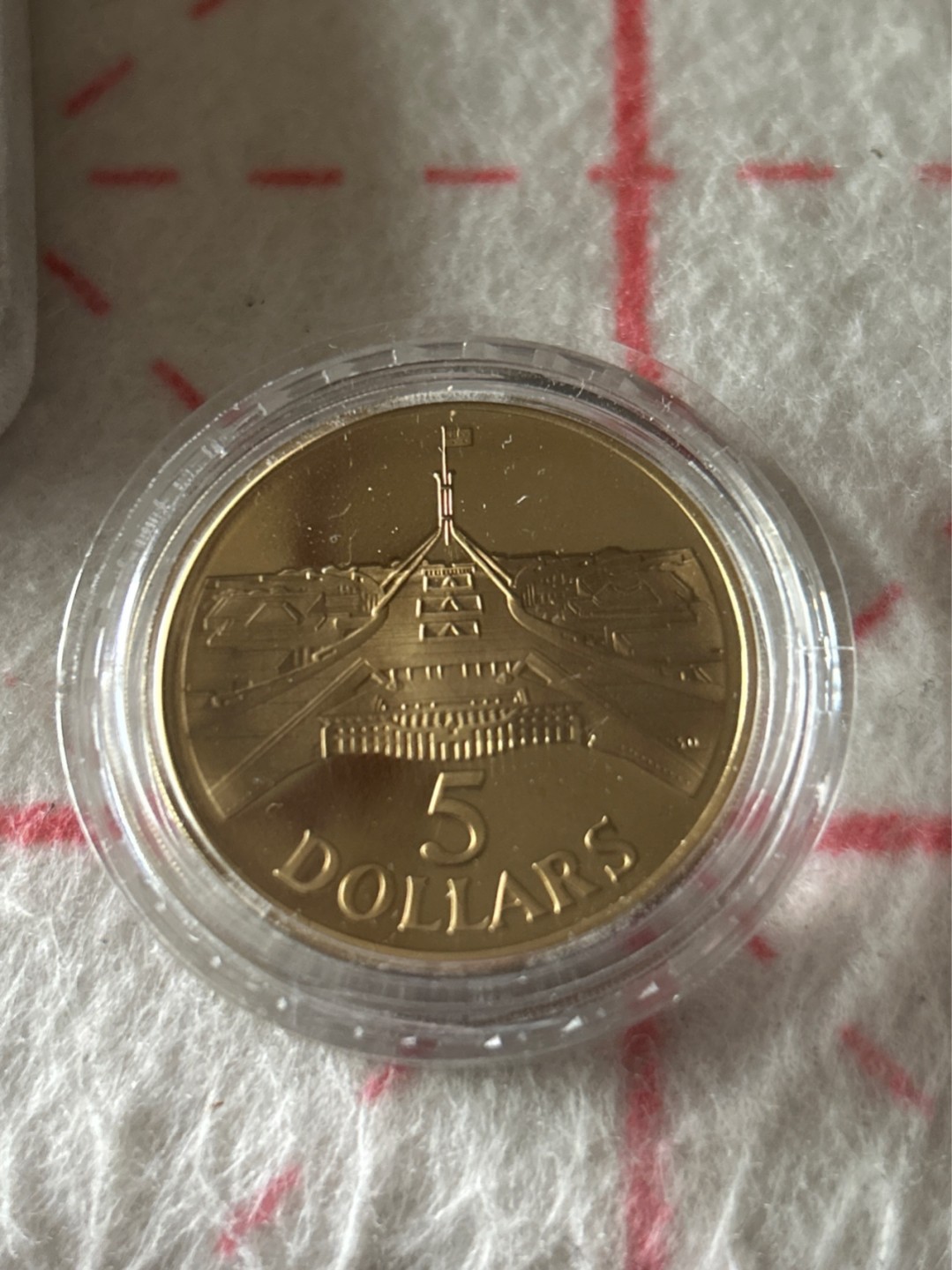 收藏联盟Quantum Auction 第203期拍卖 硬币场 1988年澳大利亚新议会大厦5元精制纪念币