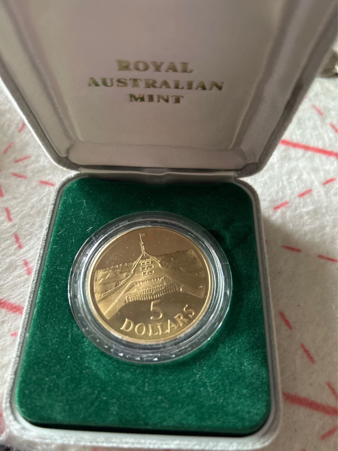 收藏联盟Quantum Auction 第203期拍卖 硬币场 1988年澳大利亚新议会大厦5元精制纪念币