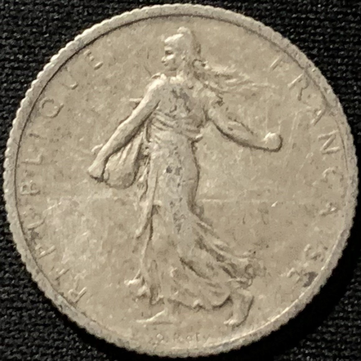 紫瑗钱币——第244期拍卖 法国 1914年 播种女神 1法郎 5克 0.835银