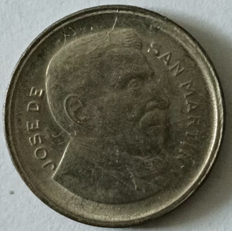 泡泡堂第133期  世界硬币专场（无押金，无佣金，捡漏，全场20包邮，偏远地区除外） 阿根廷1954年5分