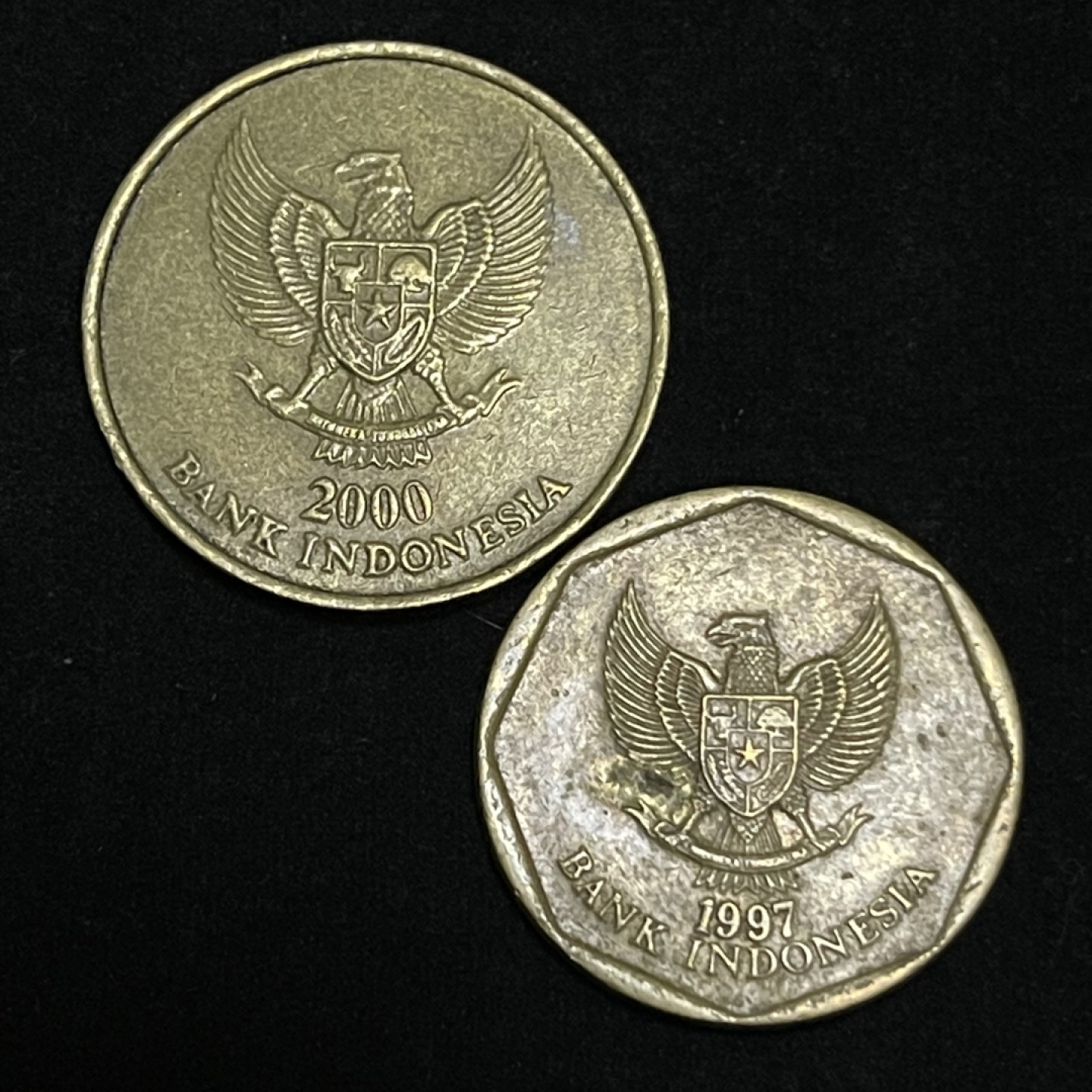外国硬币0元起拍（19） 印度尼西亚100，500卢比