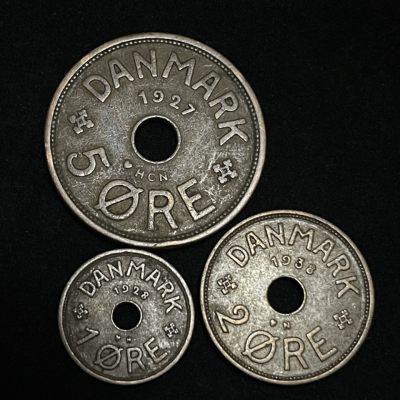 丹麦+意大利 0元起拍（20） - 丹麦1+2+5欧尔