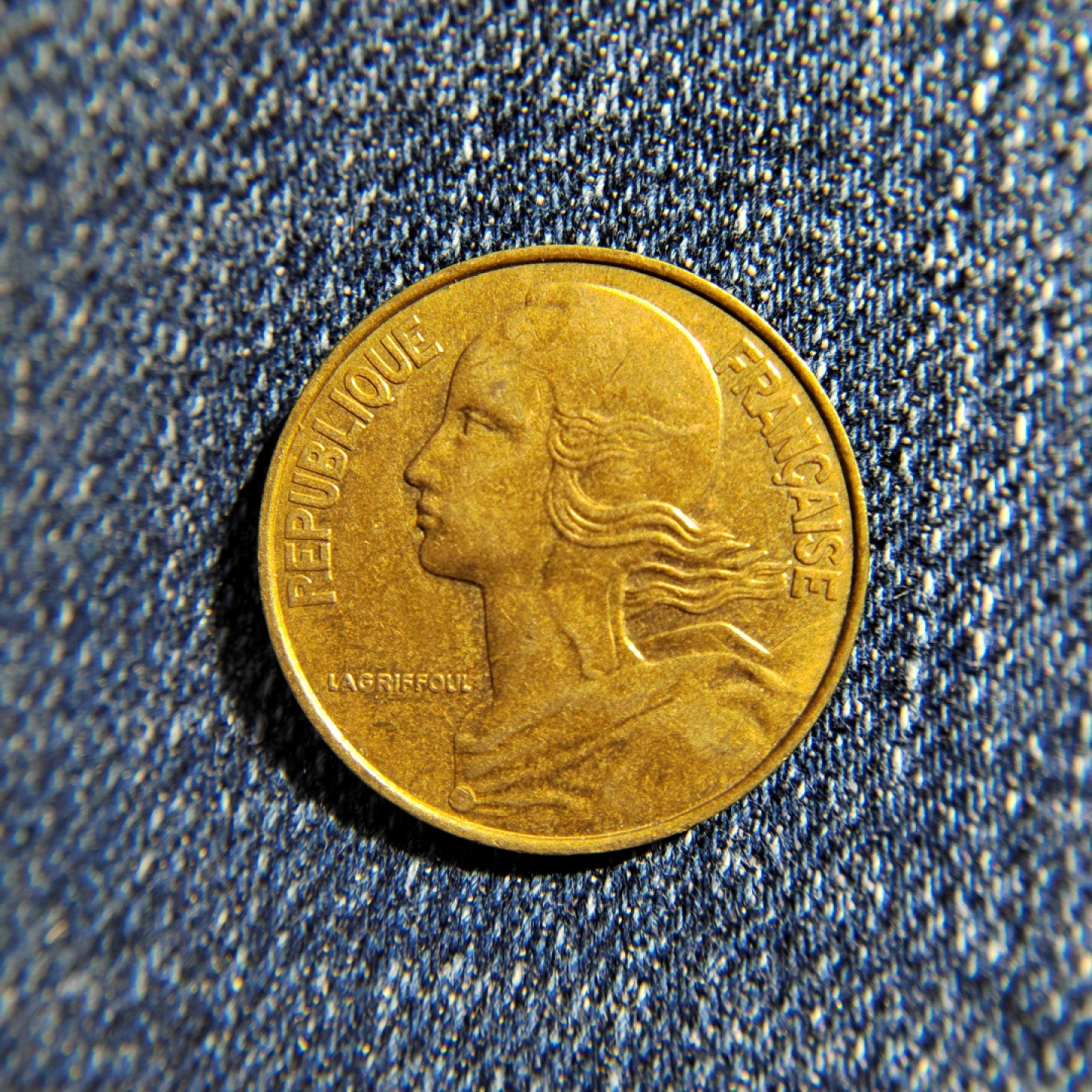 王之爱好～外国钱币 1987年，20分，法国辅币