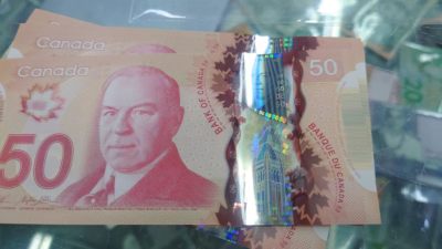 加拿大50元塑料钞 全新UNC 号码随机 - 加拿大50元塑料钞 全新UNC 号码随机
